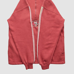 San Francisco 49ers NFL 2000s 1/4 Zip Sweatshirt Red Vintage | Fanatics