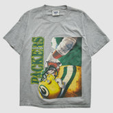 Green Bay Packers Lee Apparel 90s T-shirt Heather Gray Vintage | Fanatics