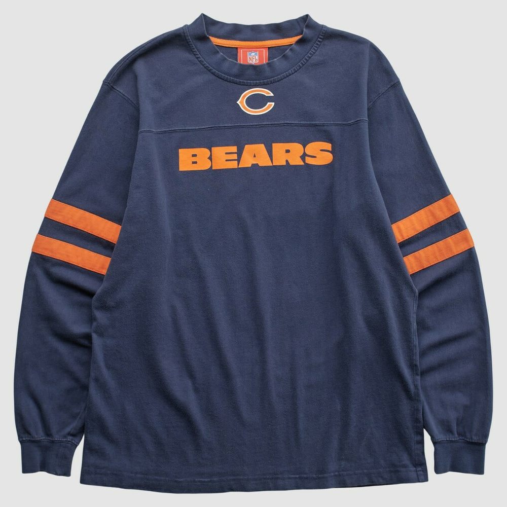 Chicago Bears NFL 2000s Long Sleeve T-shirt Navy Vintage | Fanatics