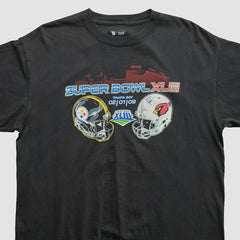 Superbowl XLIII NFL 2009 T-shirt Black Vintage | Fanatics