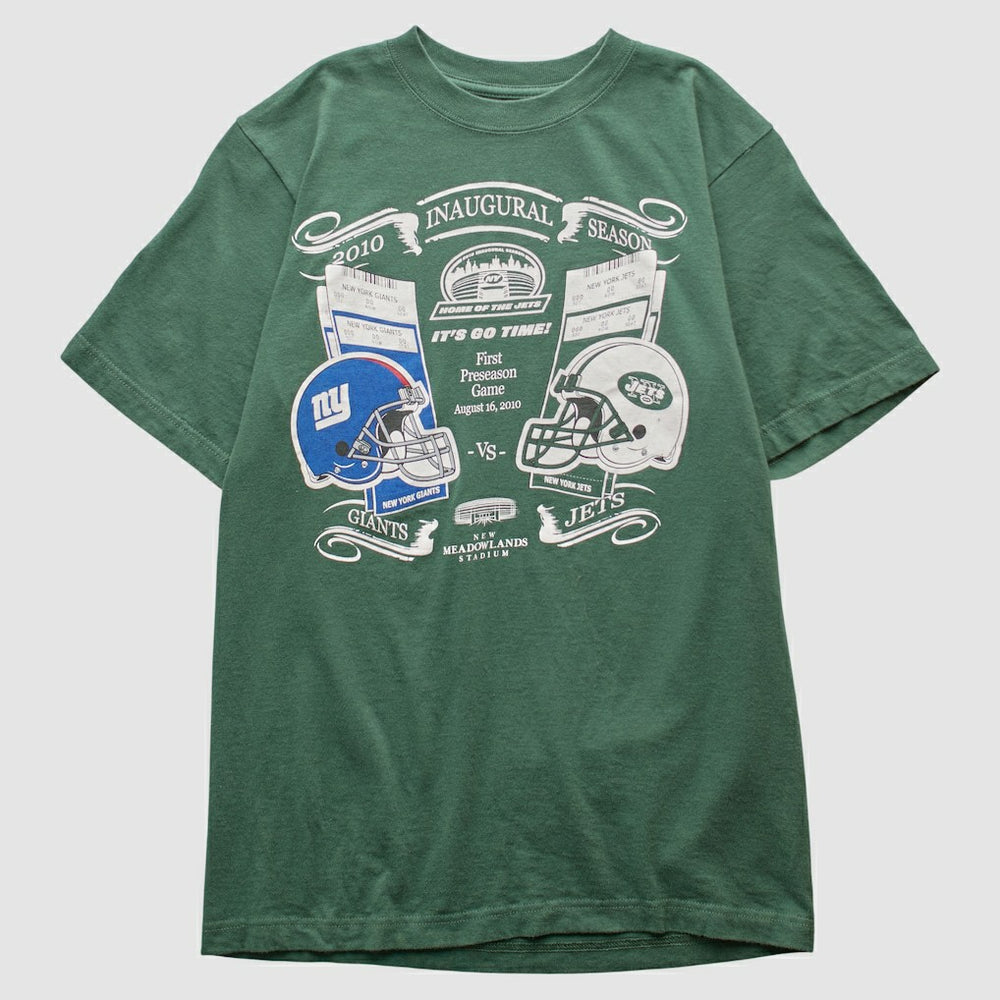 New York Jets Reebok 2010 T-shirt Green Vintage | Fanatics