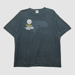 Pittsburgh Steelers NFL 2010s T-shirt Charcoal Vintage | Fanatics