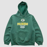 Green Bay Packers NFL 2000s Hooded Sweatshirt Green Vintage | Fanatics