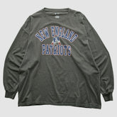 New England Patriots NFL 2010s Long Sleeve T-shirt Dark Heather Gray Vintage | Fanatics