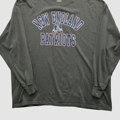 New England Patriots NFL 2010s Long Sleeve T-shirt Dark Heather Gray Vintage | Fanatics