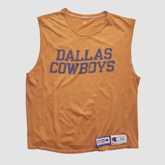 Dallas Cowboys Champion 1994 Tank Orange Vintage | Fanatics