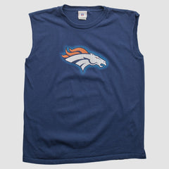 Denver Broncos NFL 2000s Tank Navy Vintage | Fanatics