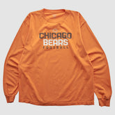Chicago Bears Reebok 2000s Long Sleeve T-shirt Orange Vintage | Fanatics