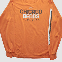 Chicago Bears Reebok 2000s Long Sleeve T-shirt Orange Vintage | Fanatics