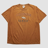 Denver Broncos NFL 2000s T-shirt Brown Vintage | Fanatics