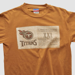 Tennessee Titans Champion 2000s Long Sleeve T-shirt Brown Vintage | Fanatics