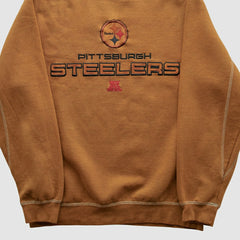 Pittsburgh Steelers Team Edition Apparel 2010s Pullover Sweatshirt Brown Vintage | Fanatics