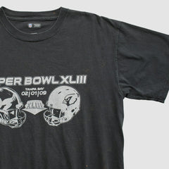 Superbowl XLIII NFL 2009 T-shirt Black Vintage | Fanatics