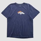 Denver Broncos Reebok 2000s T-shirt Navy Vintage | Fanatics