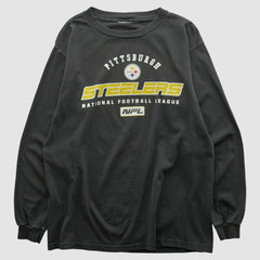 Pittsburgh Steelers 2000s Long Sleeve T-shirt Black Vintage | Fanatics