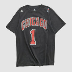 Chicago Bulls 2010s T-shirt Black Vintage - NBA