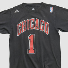 Chicago Bulls 2010s T-shirt Black Vintage - NBA