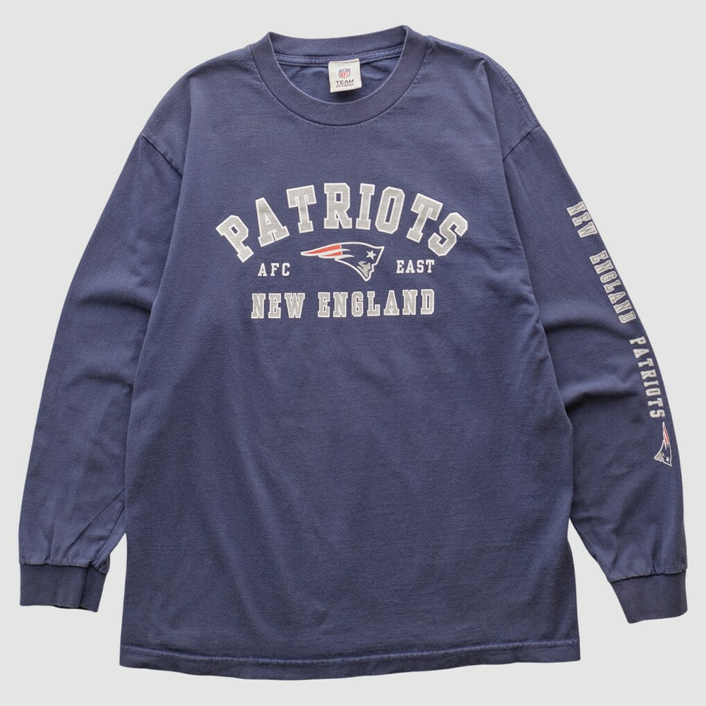 New England Patriots NFL 2010s Long Sleeve T-shirt Navy Vintage | Fanatics