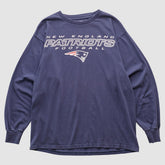 New England Patriots NFL 2000s Long Sleeve T-shirt Navy Vintage | Fanatics