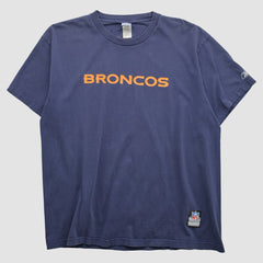 Denver Broncos NFL 2000s T-shirt Navy Vintage | Fanatics