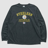 Pittsburgh Steelers Alstyle 2006 Long Sleeve T-shirt Black Vintage | Fanatics
