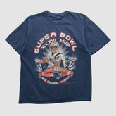 New England Patriots 2002 T-shirt Navy Vintage | Fanatics