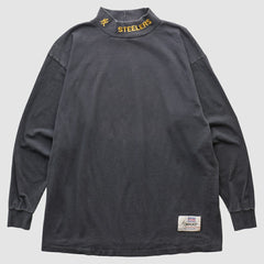 Pittsburgh Steelers 90s Long Sleeve T-shirt Charcoal Vintage | Fanatics