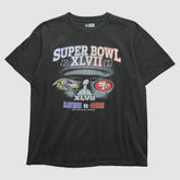Superbowl XLVII NFL 2013 T-shirt Black Vintage | Fanatics