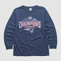 New England Patriots Alstyle 2005 Long Sleeve T-shirt Navy Vintage | Fanatics