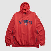 New England Patriots NFL 2000s Hooded Pullover Sweatshirt Red Vintage | Fanatics