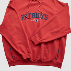 New England Patriots NFL 2000s Hooded Pullover Sweatshirt Red Vintage | Fanatics