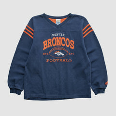 Denver Broncos 2000s Pullover Sweatshirt Navy Vintage | Fanatics