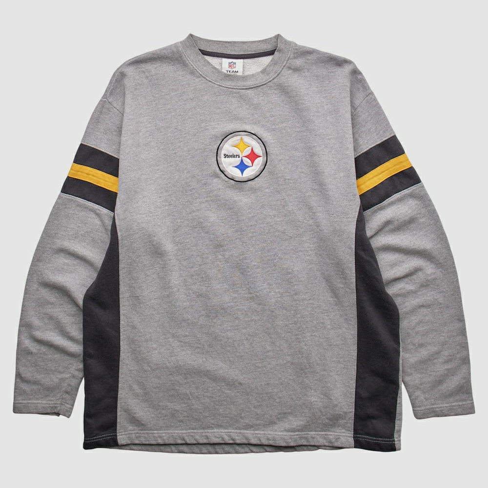 Pittsburgh Steelers NFL 2010s Pullover Sweatshirt Heather Gray Vintage | Fanatics