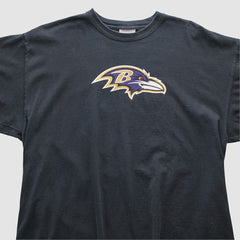 Baltimore Ravens Reebok 2000s T-shirt Black Vintage | Fanatics