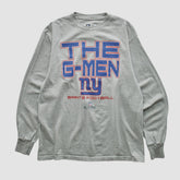 New York Giants NFL 2010s Long Sleeve T-shirt Heather Gray Vintage | Fanatics