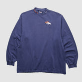Denver Broncos 90s Pullover Sweatshirt Navy Vintage | Fanatics