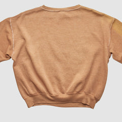 New York Giants Signal 1987 Pullover Sweatshirt Tan Vintage | Fanatics