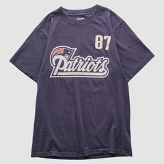 New England Patriots Reebok 2000s T-shirt Navy Vintage | Fanatics