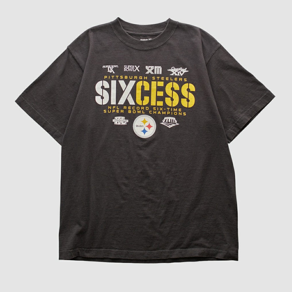 Pittsburgh Steelers Reebok 2009 T-shirt Black Vintage | Fanatics