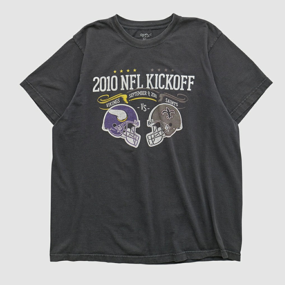 NFL Kickoff Reebok 2010 T-shirt Charcoal Vintage | Fanatics