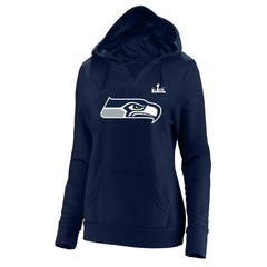 Jaxon Smith-Njigba Seattle Seahawks Women's Super Bowl LX Champions Plus Size Name & Number Fleece Hoodie College Navy | Fanatics