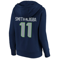 Jaxon Smith-Njigba Seattle Seahawks Women's Super Bowl LX Champions Plus Size Name & Number Fleece Hoodie College Navy | Fanatics