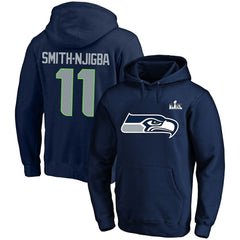 Jaxon Smith-Njigba Seattle Seahawks Super Bowl LX Champions Big & Tall Name & Number Fleece Hoodie College Navy | Fanatics