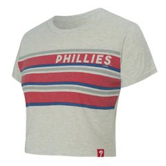 Philadelphia Phillies Concepts Sport Women's Birch Cropped T-Shirt - MLB