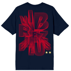 France National Team Vibrez Blues T-Shirt Navy - FIFA World CUP