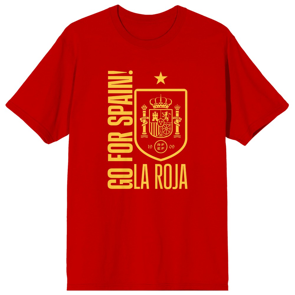 Spain National Team Go For Spain La Roja T-Shirt Red - FIFA World CUP
