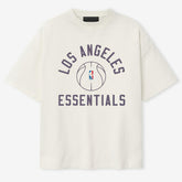 Los Angeles Lakers Fear of God x Barkley L. Hendricks Unisex 90's T-Shirt Cream - NBA
