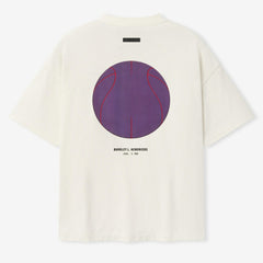 Los Angeles Lakers Fear of God x Barkley L. Hendricks Unisex 90's T-Shirt Cream - NBA