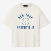 New York Knicks Fear of God x Barkley L. Hendricks Unisex 90's T-Shirt Cream - NBA