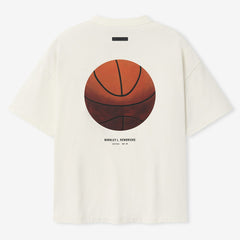 New York Knicks Fear of God x Barkley L. Hendricks Unisex 90's T-Shirt Cream - NBA